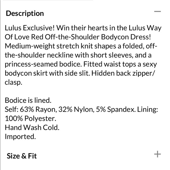BRAND NEW Lulus Red Off-The-Shoulder Bodycon Dress - Picture 4 of 5